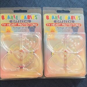 NIB Ty Authentic Heart Protector Set